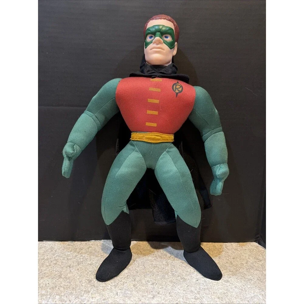 VINTAGE Hasbro ROBIN 1995 Batman and Robin Plush Toys - Used